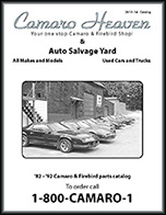 Camaro Heaven Catalog for 3rd Generation Camaro & Firebird parts